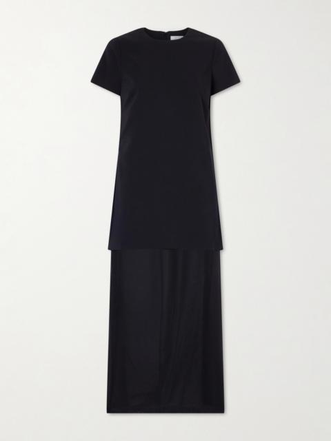 LA LIGNE Crepe And Chiffon Maxi Dress
