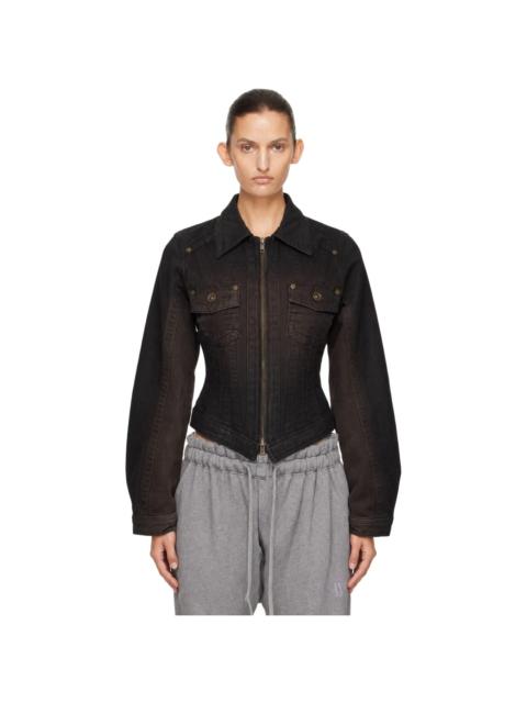 KNWLS Brown Alice Denim Jacket