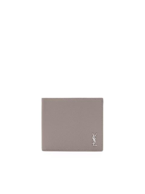 YSL logo-plaque leather wallet