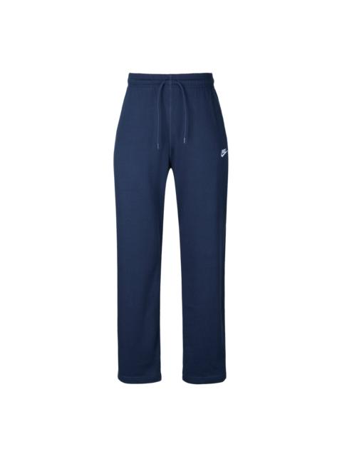 Nike Nike Club Knit Open Hem Pants Asia Sizing 'Blue' FQ4333-451