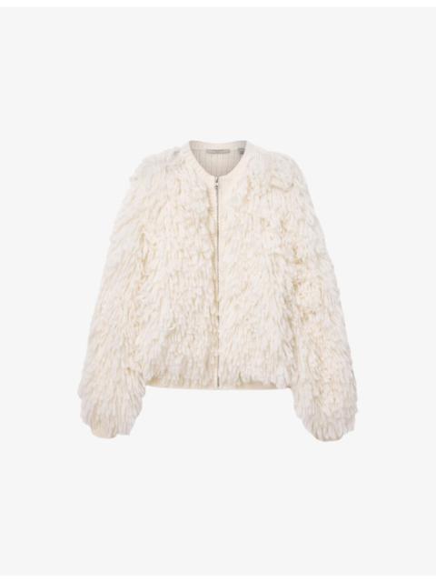 ALLSAINTS Elias Textured Wool-Blend Jacket