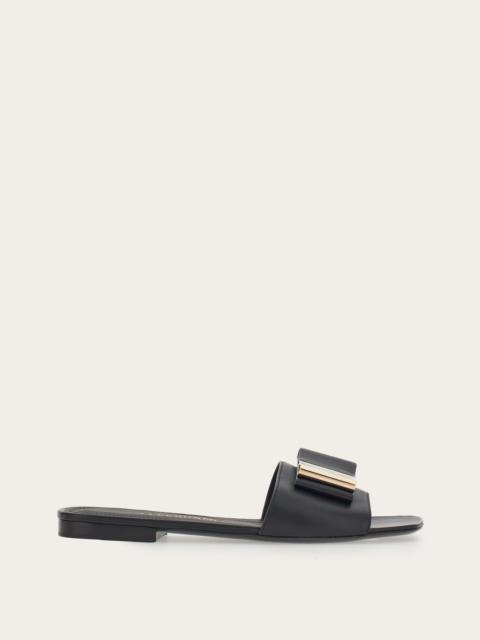 FERRAGAMO Double-bow slide