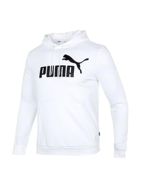 PUMA Big Logo Hoodie 'White Black' 588709-02