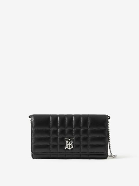 Quilted Leather Lola Clutch
