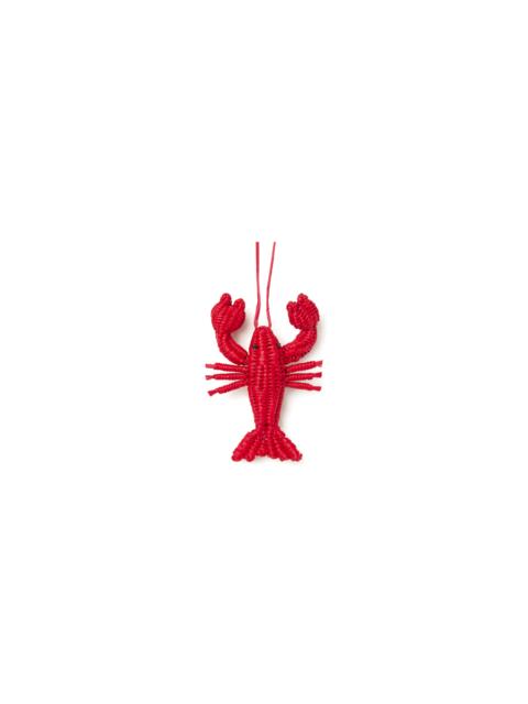 Alanui Lobster Embroidered Brooch