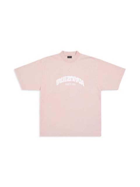 BALENCIAGA Back Flip T-shirt Medium Fit in Light Pink