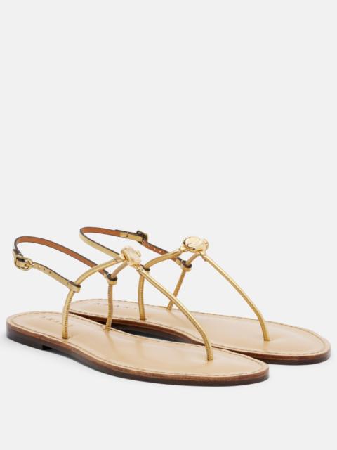 AMANU Naivasha leather thong sandals