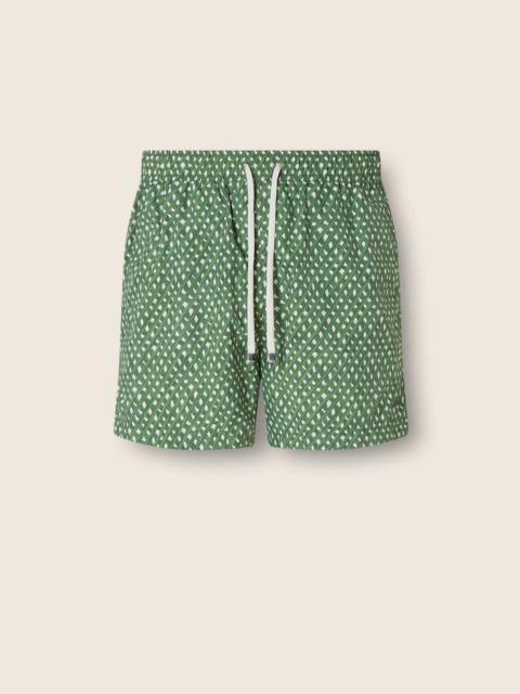 ZEGNA OASI PATTERN SWIM TRUNKS