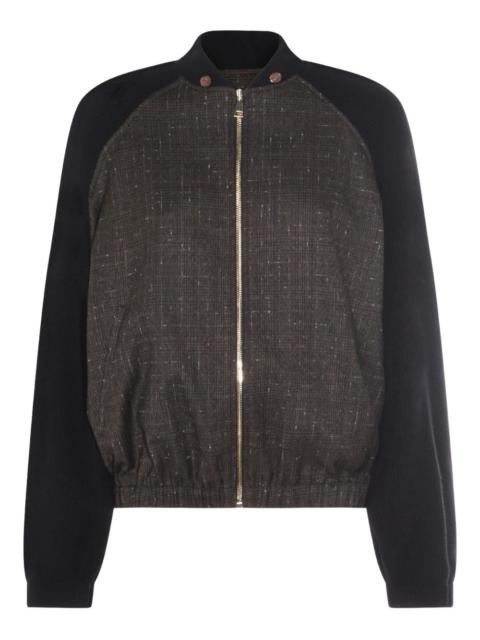 FABIANA FILIPPI plaid zip jacket