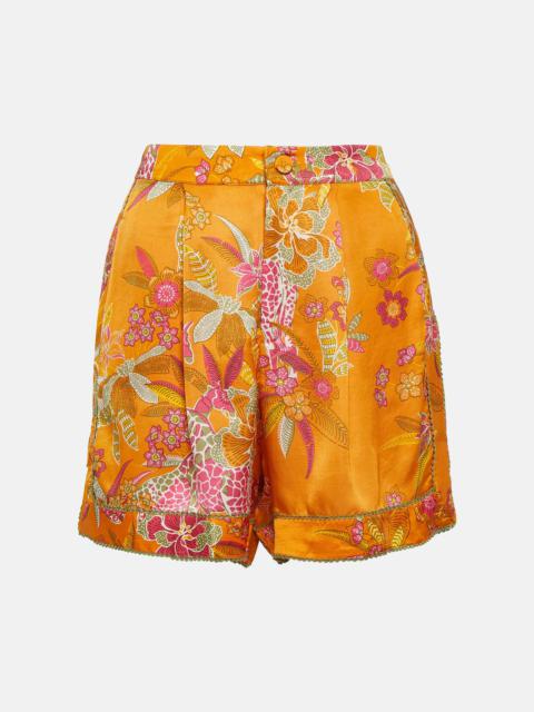 Poupette St Barth Isabelle floral shorts
