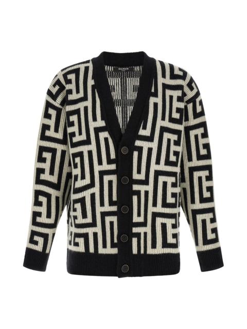 Balmain Monogram Macro Cardigan