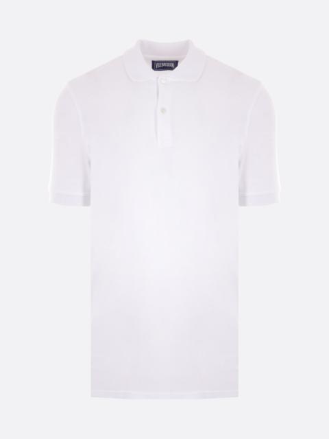 PIQUET POLO SHIRT WITH TURTLE EMBROIDERY