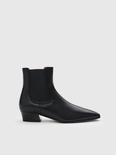 ATP ATELIER Nemoli Black Leather Ankle boots