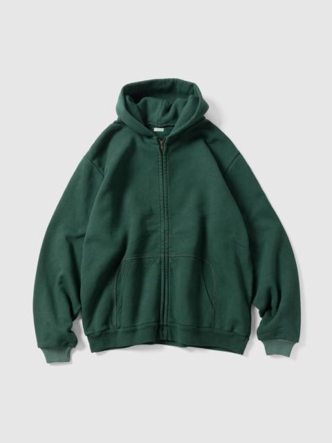 A.PRESSE Vintage Zip Sweat Hoodie Green
