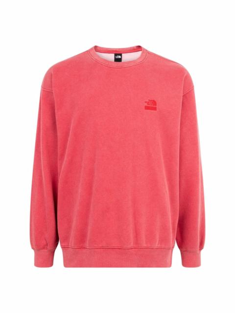 x The North Face logo embroidered sweatshirt