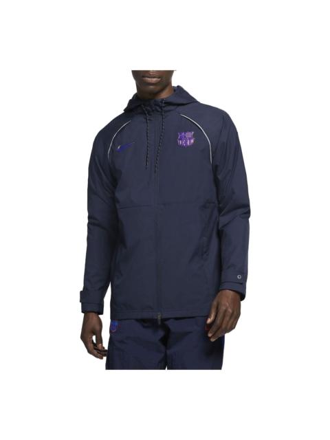 Nike Nike Official Barcelona AWF Full Zip Jacket 'Blue' DA2465-451