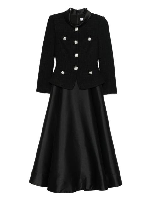 self-portrait Self-portrait Embellished Midi Dress