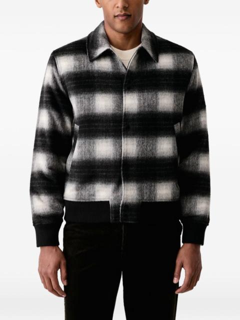 Les Deux check-pattern bomber jacket