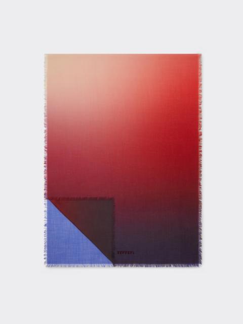 Ferrari Ombré Cashmere Scarf