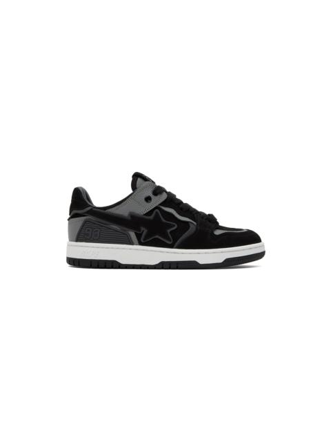 A BATHING APE® Black & Gray Sk8 Sta #6 M2 Sneakers
