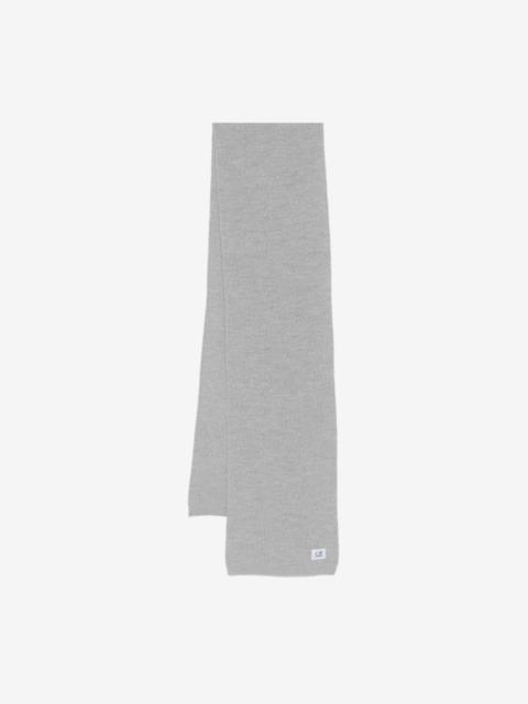 C.P. Company logo-appliqué scarf