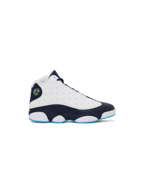 Jordan Navy & White 13 Retro Sneakers