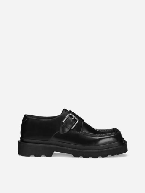 Calfskin monkstrap shoes