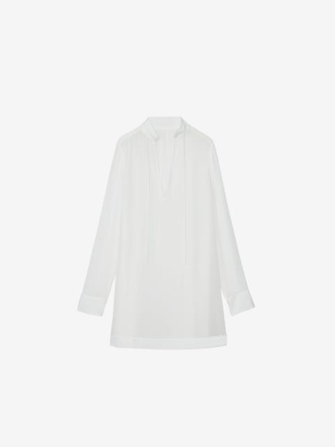 The Frankie Shop Nazare Fluid Shirt Dress - White