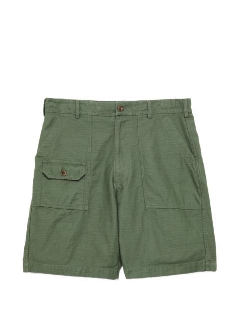 Engineered Garments patch-pocket cotton shorts