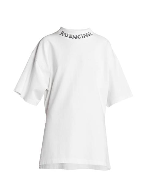 BALENCIAGA Curved Logo T-Shirt