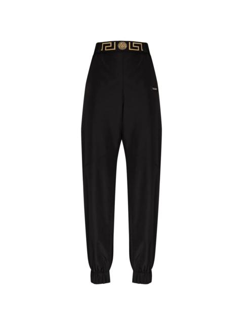 logo-print track pants