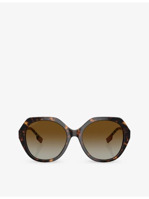 Burberry BE4375 Vanessa round-frame acetate sunglasses