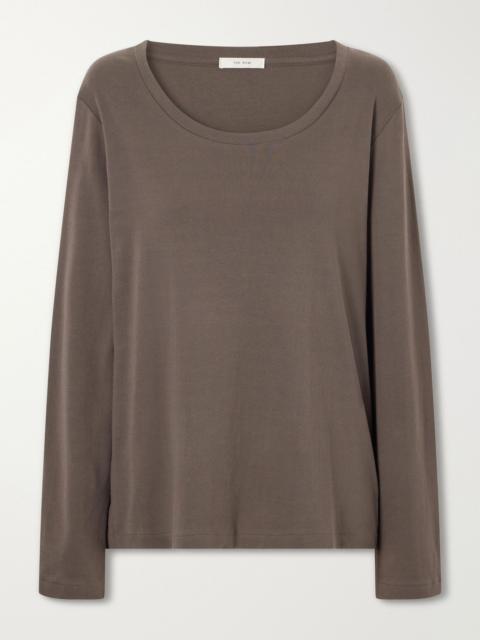 The Row Kalto oversized cotton-jersey t-shirt Beige