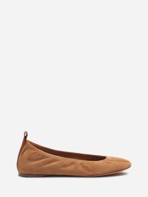 Lanvin THE SUEDE BALLERINA FLAT