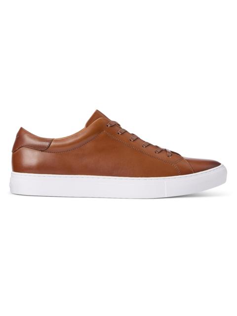 Polo Ralph Lauren Men's Jermain II Leather Low-Top Sneakers - Pale Russet