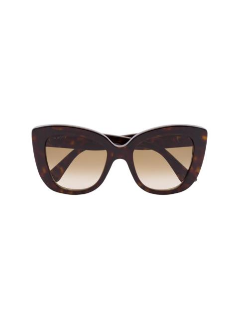 GUCCI cat-eye gradient sunglasses