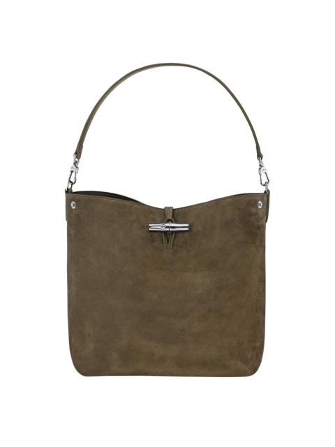 Longchamp Le Roseau M Hobo bag Olive - Leather
