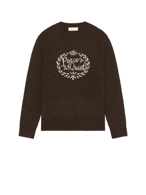 Museum of Peace & Quiet Wreath Mohair Sweater
