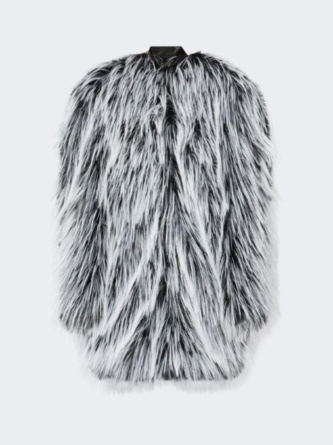 Sportmax Oversized two-tone jacket - RUNWAY - BLACK