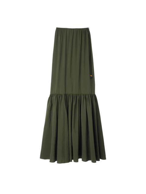 Longchamp Long skirt Khaki - Crepe