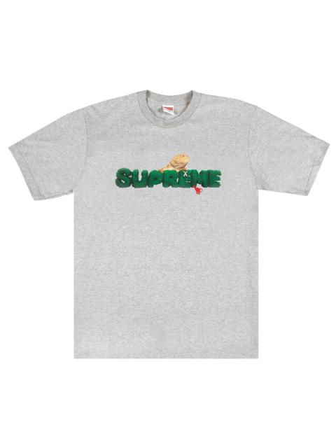 Supreme Lizard Tee 'Heather Grey'