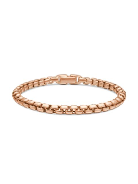 DAVID YURMAN Men's Box Chain Bracelet in 18K Rose Gold, 5MM - Rose Gold