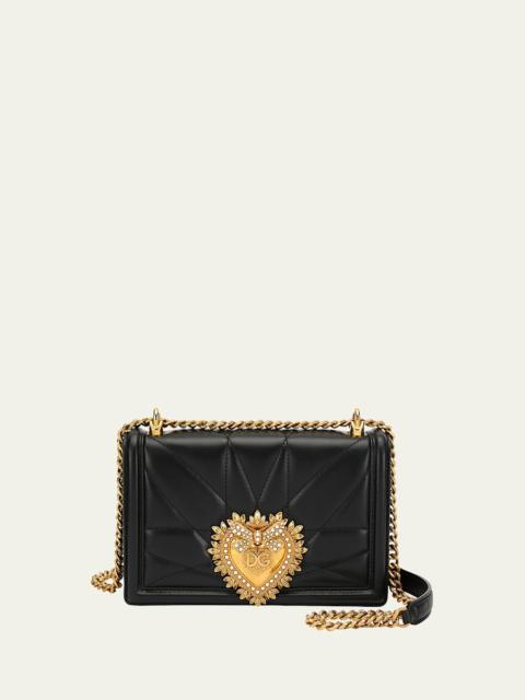 Dolce & Gabbana Devotion Medium Quilted Crossbody Bag