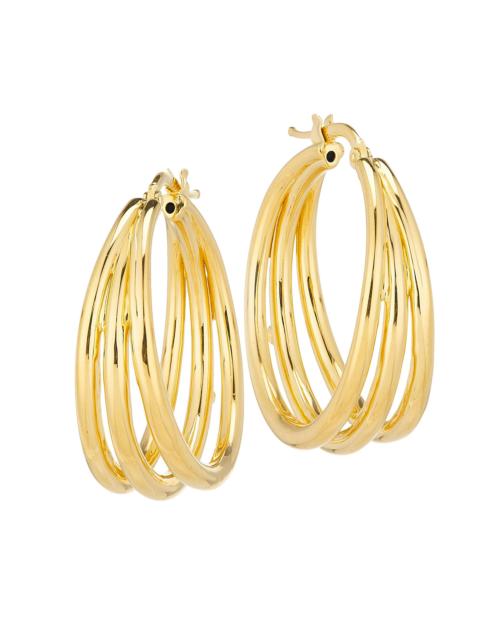 ROBERTO COIN Women's 18K Yellow Gold Triple Hoop Earrings - Yellow Gold