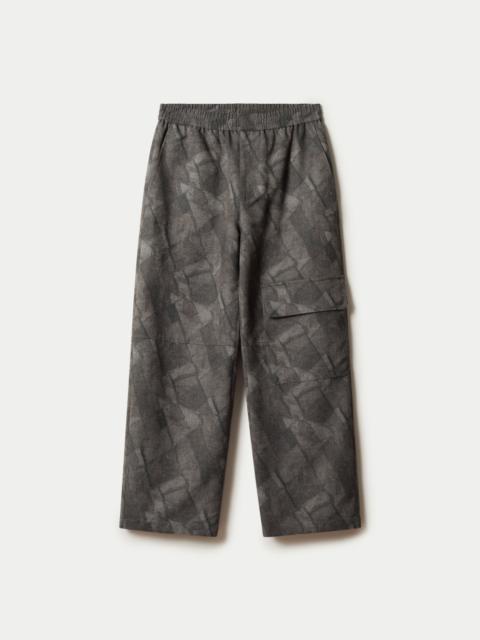 Maison Kitsuné ELASTICATED CARGO PANTS