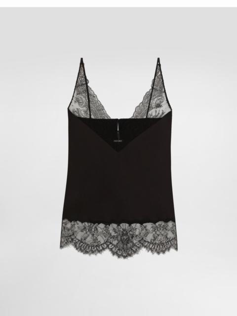 Dolce & Gabbana Silk satin top