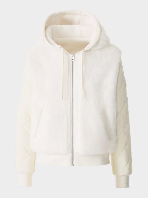 MACKAGE Gwendal Quilted Faux-Fur Reversible Hoodie