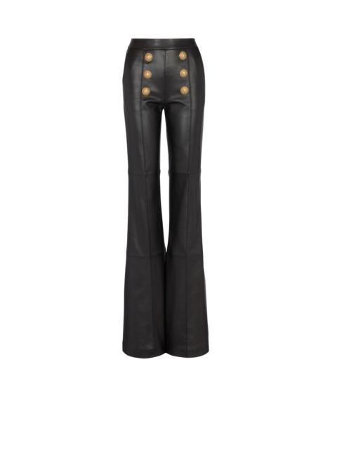 Balmain Leather trousers