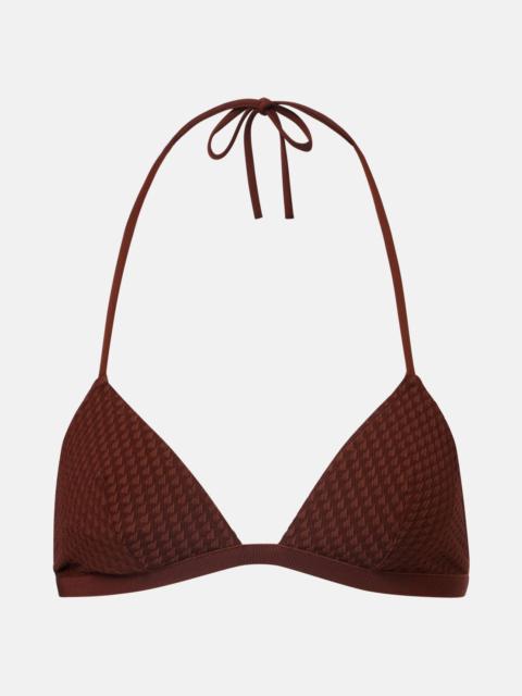 ERES Extra jacquard bikini top