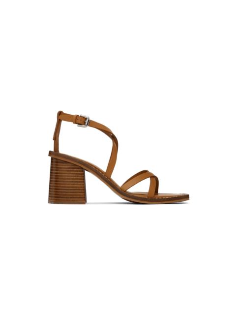 See by Chloé Tan Lynette Heeled Sandals